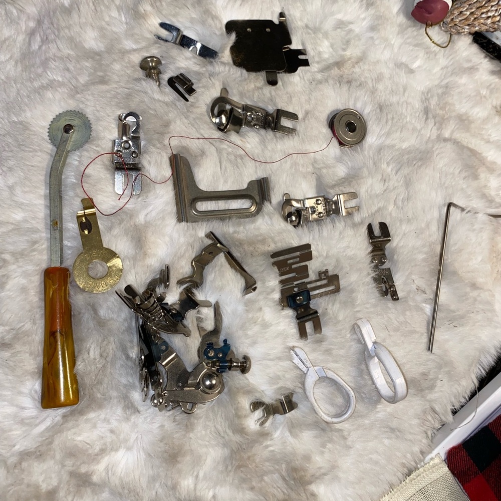 Vintage Greist ROTARY Sewing Machine Attachments